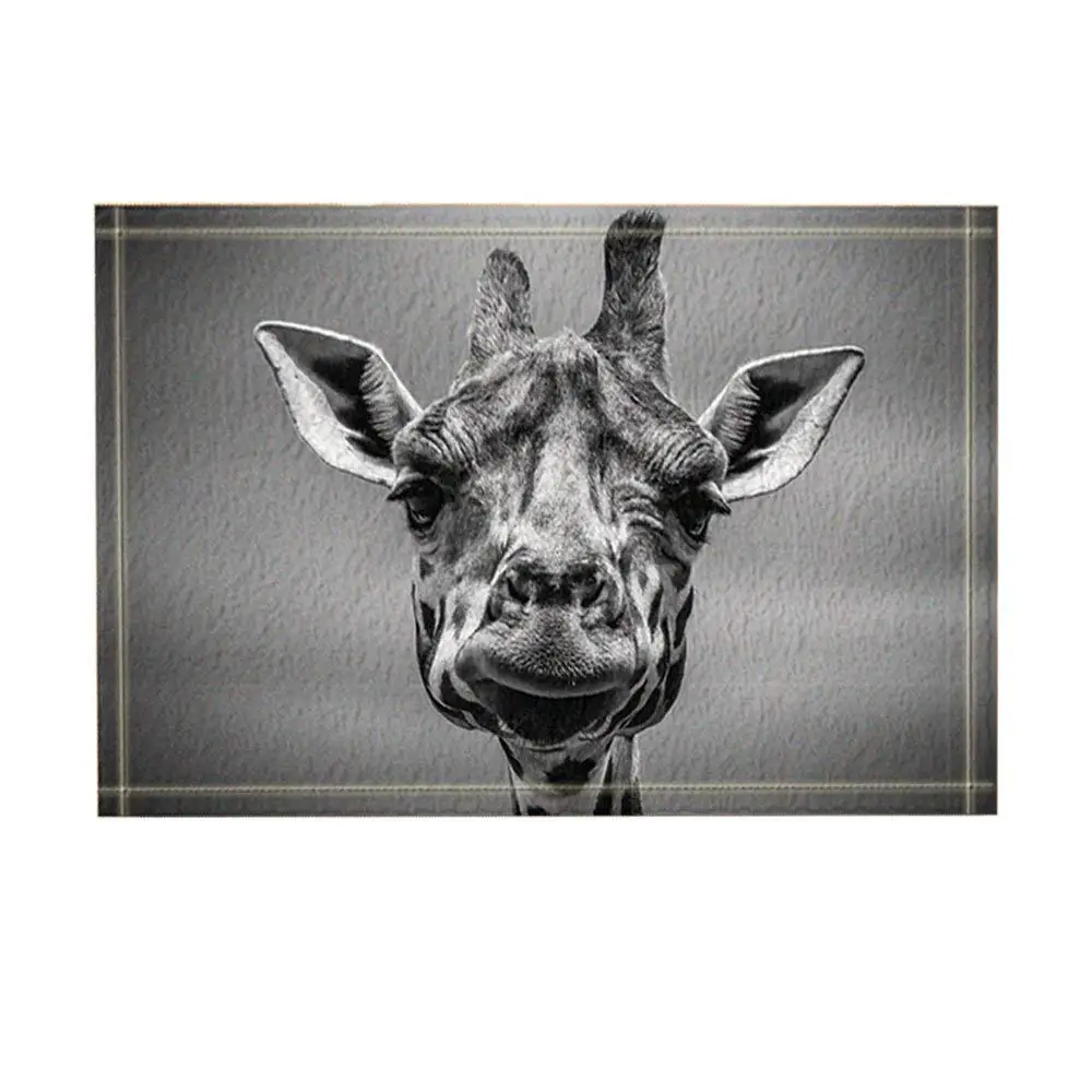 Декор в виде диких животных, сафари, жирафа, леса, прерий, коврик для ванной, нескользящий коврик для двери, коврик для входной двери