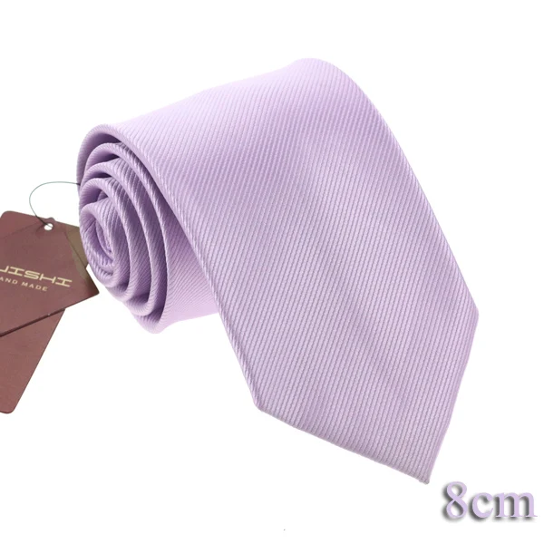 HUISHI горячая Распродажа 6 см мужские свадебные аксессуары галстук для шеи для мужчин сиреневый фиолетовый 8 см тонкий модный вечерние деловые официальные Галстуки - Цвет: TP-100