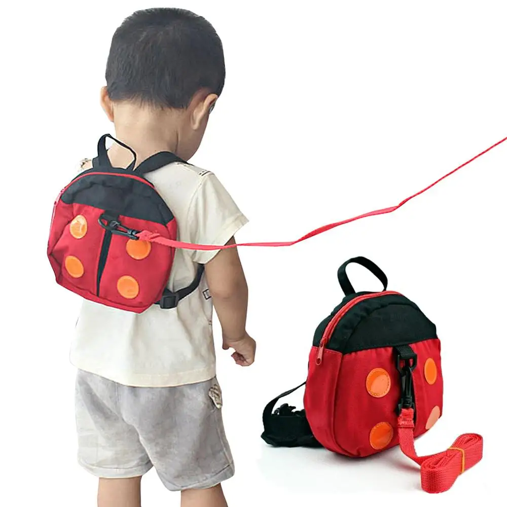 

2in1 Ladybird Shaped Keeper Anti Lost Safety Harness Baby Backpack Walk Harness mochila dropshipping hot