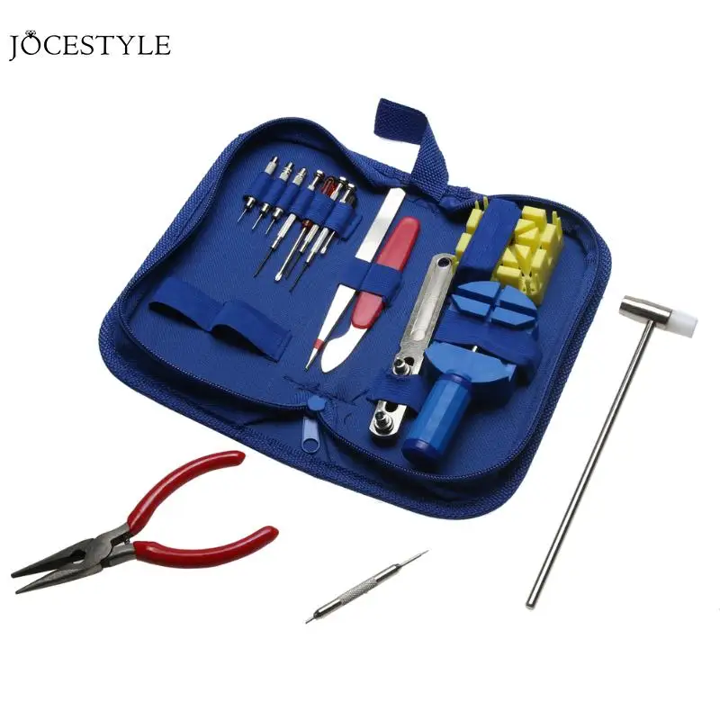 

16pcs Clock Watch Repair Tool Kit Wachmakers Screwdrivers Set Opener Tweezer Link Spring Bar Remover Watch Clock Tools