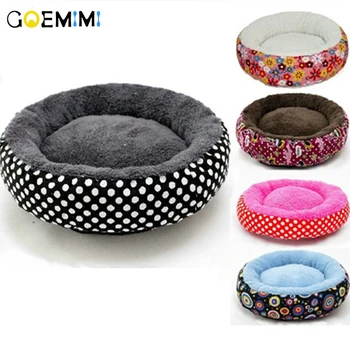 

Dog Warm Dot Print Sofa Bed dog beds for medium dogs Soft Fashion Puppy Mat Pet Cat and Dog Bed Mats Washable Warm Kennels