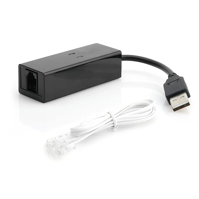 USB 2,0 56K Внешний V.92/V.90 телефонный факс модем Кабельные разветвители+ Драйвер CD для windows XP Vista для Win 7 Linux