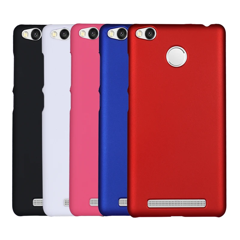 Жесткий чехол для Xiaomi Hongmi 3 S редми красный рис 5.0 &quotматовый Дизайн мобильного