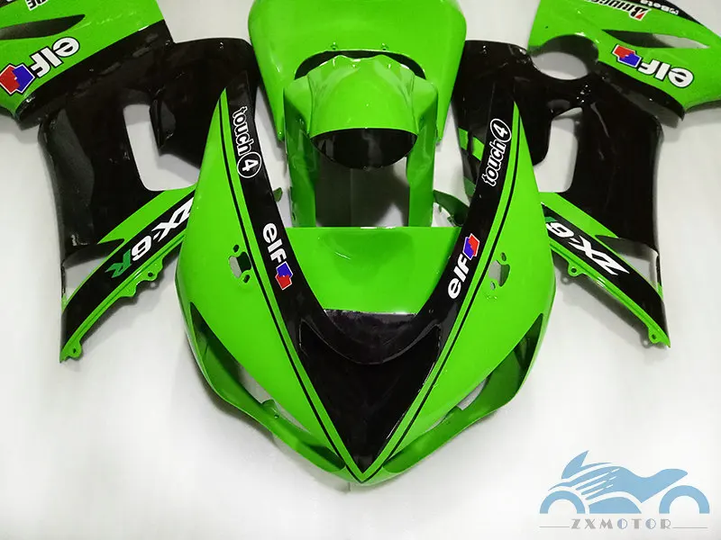 Пользовательские мотоцикл полный комплект обтекатели комплект для KAWASAKI Ninja ZX 6R 2005 2006 спортивный обтекатель наборы ZX6R ZX636 05 06 запасные части корпуса