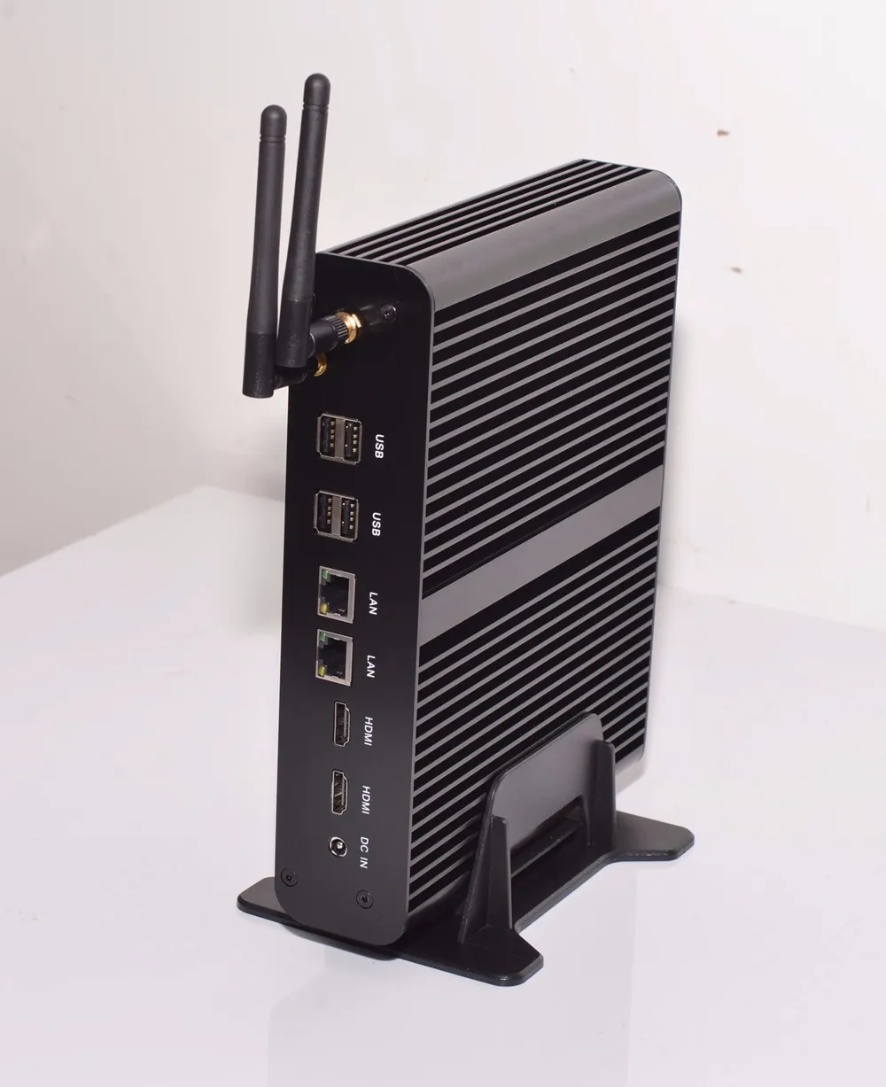 [5Gen Broadwell cpu] Win10 Мини ПК i7 Barebone Intel Nuc Безвентиляторный Компьютер Core i7 5557U graphics Iris 6100 4K HD HTPC