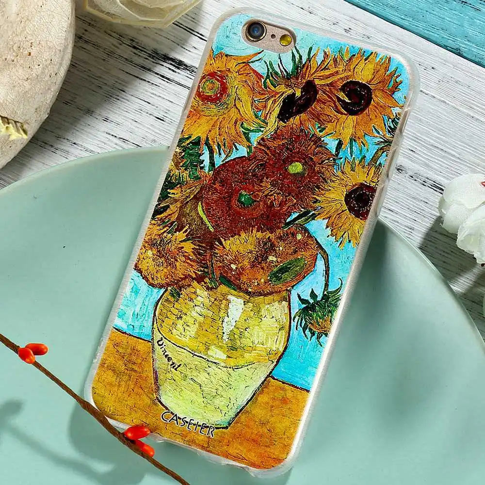 Чехол CASEIER с цветами для iPhone 7 8 Plus мягкий Ультратонкий чехол из ТПУ 3d рисунком