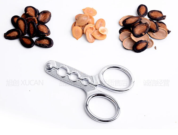 Quick Easy Stainless Steel Melon Seed Plier Sunflower Seed Nut Opener Home Tool