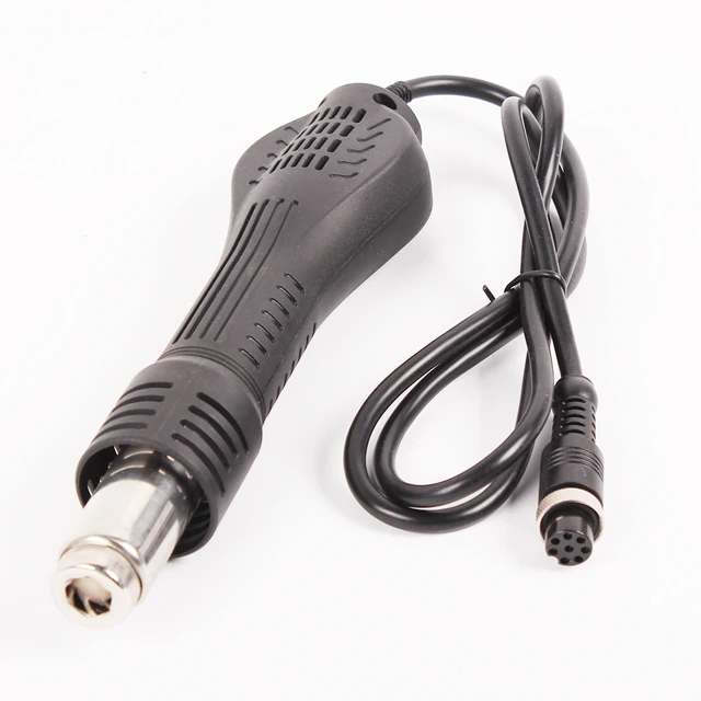 8 Holes Hot Air Gun Handle BGA Rework Solder Hot Air Blower Heat Gun FOR 858 8858 858D 878A 878 Soldering Station