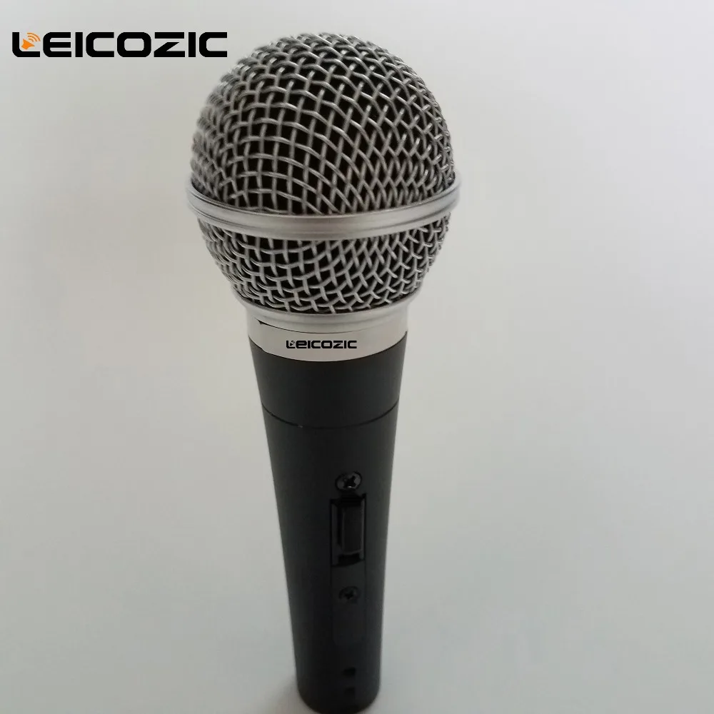 Leicozic проводной микрофон LE58A динамический микрофон кардиоидный вокальный проводной 58A записывающий микрофон Микрофон fio Microfono караоке микрофоны