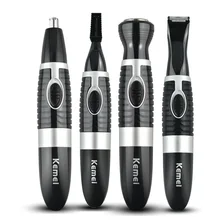 4 в 1 Мужская Машинка для удаления волос в носу женский эпилятор триммер для бороды и бровей Электрический станок для бритья