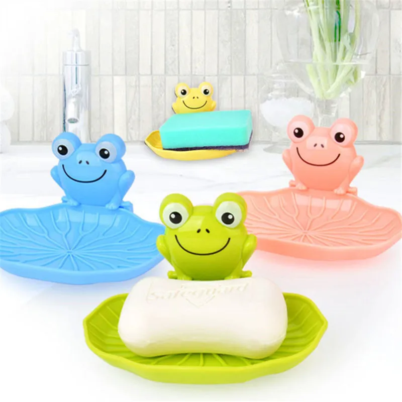 لطيف الضفدع ستريت الصابون المنظم مع مصاصة أطفال حمام دش صابون حامل الطبق رف البلاستيك تخزين مربع لطيف الضفدع ستريت الصابون المنظم مع مصاصة أطفال حمام دش صابون حامل الطبق رف البلاستيك تخزين مربع