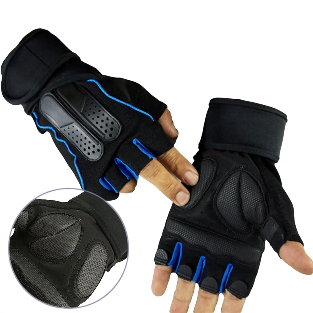 1 Pair Gym Body Building Training Sports Fitness WeightLifting Gloves For Men Women Workout Exercise Cycling Glove guantes