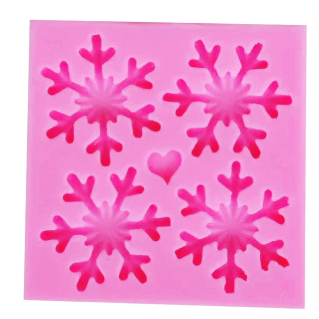 Sophronia M697 Karácsonyi Hópehely Szilikon Penész Torta Dekoráció Fondant Gyanta Epoxi Gumpaste Csokoládé 3D - Image 5