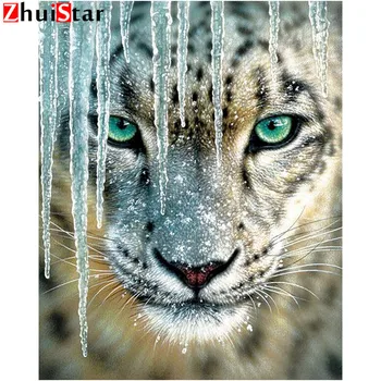 

Full square 5D DIY tiger diamond painting animal diamond embroidery mosaic cross stitch rhinestone home decoration ZWQ