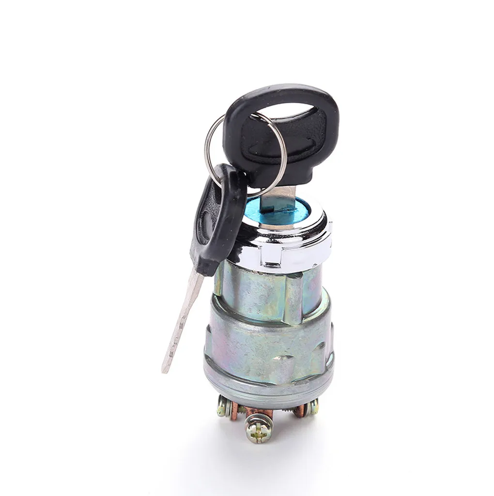 

Lgnition Switch with Key Lenmumu Universal 3 Wire Engine Starter Switch for Car Suitable for many models Commutateur de voiture