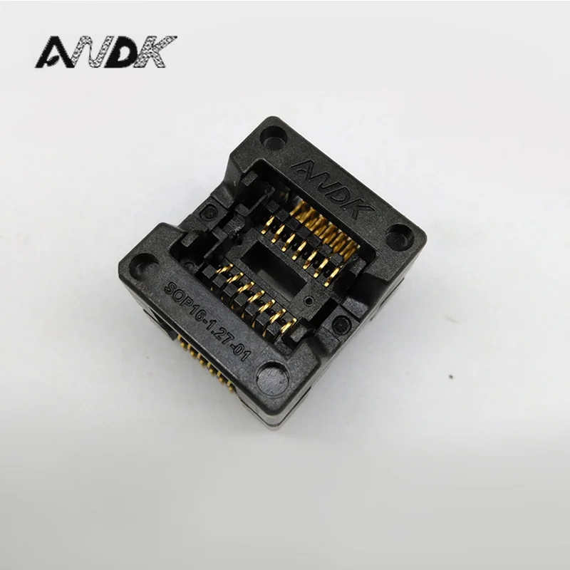 

SOP14 Pitch 1.27mm Burn in Socket OTS-16-1.27-03 IC Test Socket Programing Socket Adapter Plug