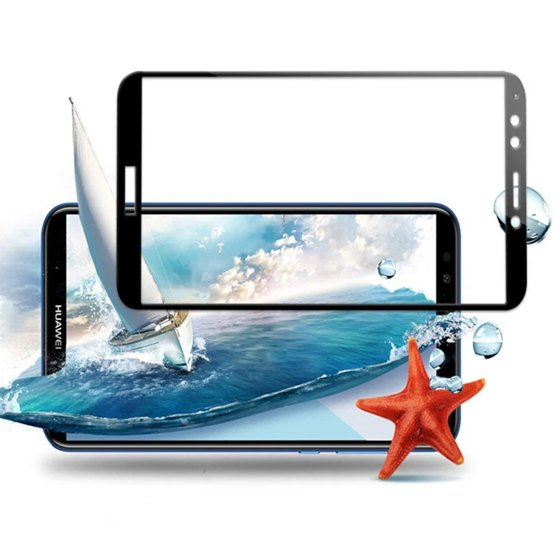 Защитное стекло закаленное для Huawei Honor 7a 7c pro|Защитные стёкла и плёнки| |