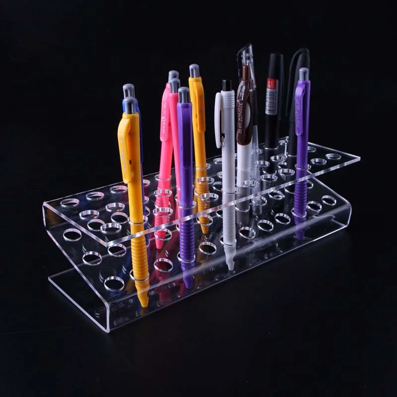 Acrylic Jewelry Display Rack Eyebrow Pencil Eyeliner Display Shelf