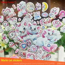 Благородная кошка Мэри s bubble наклейка очень милая кошка Мэри DIY мини-наклейки для детского подарка на день рождения декоративные наклейки