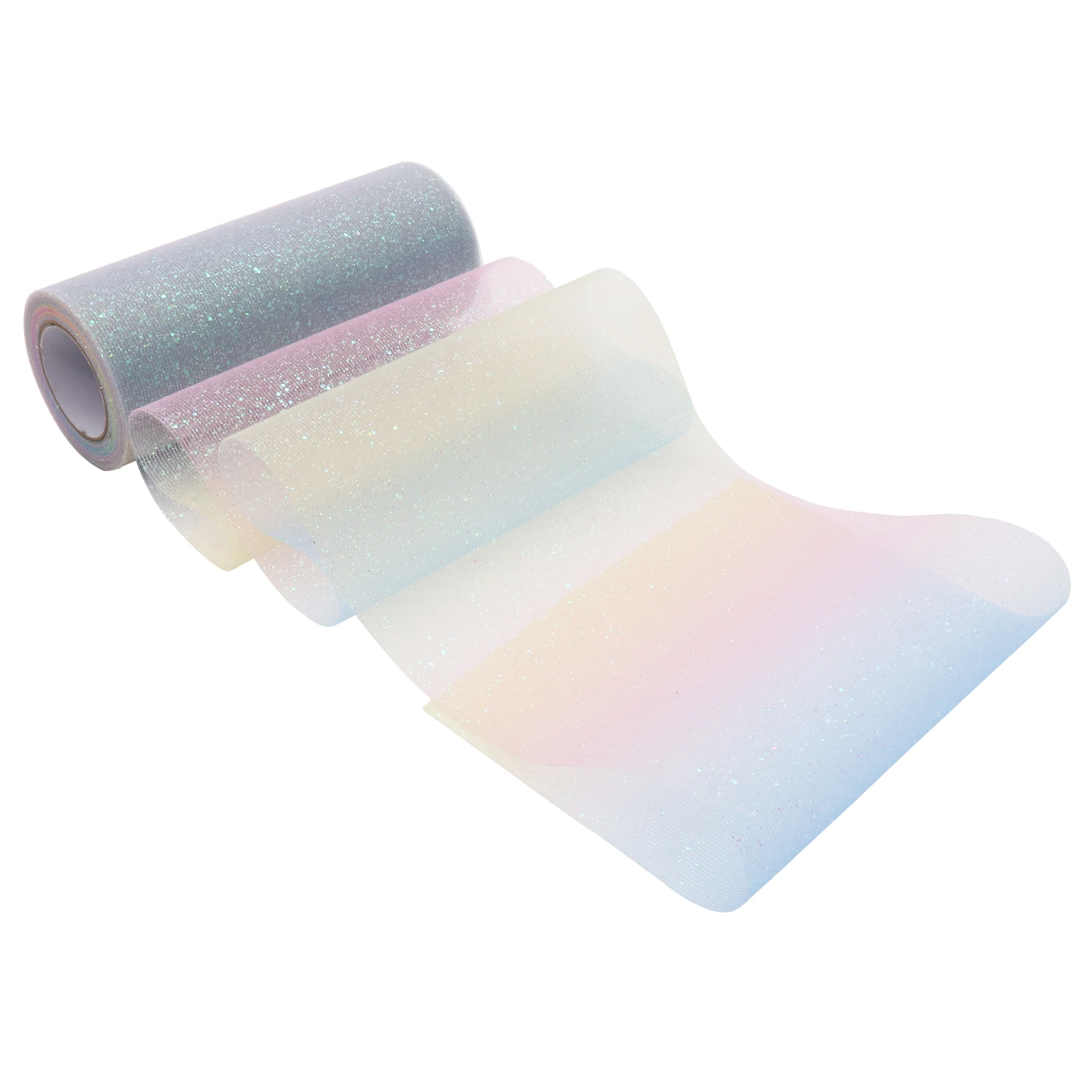 New design Rainbow Tulle Roll Spool DIY Tutu table kids Skirt Gift package Craft Fabric Party Bow Wedding Party Decoration favor New design Rainbow Tulle Roll Spool DIY Tutu table kids Skirt Gift package Craft Fabric Party Bow Wedding Party Decoration favor