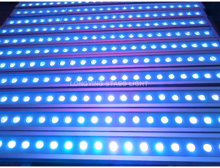 Бесплатная доставка 2 шт./лот 24x3 Вт 3in1 RGB стены мыть огни Открытый IP65 сцены прожекторы LED бар DJ DMX512 свет