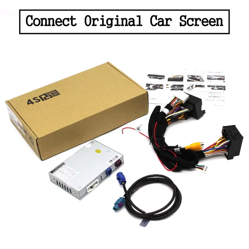 Front Rear View Cam For Mercedes Benz C W204 2011~ Adapter Original Screen upgrade Display backup Camera Decoder