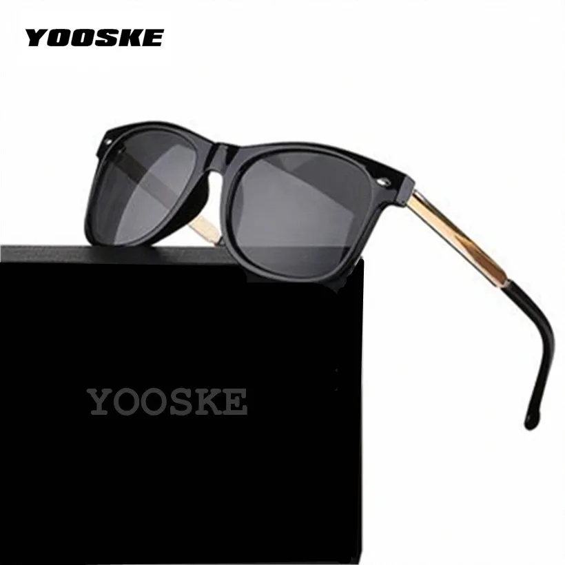 

YOOSKE Vintage Men's Women's Sunglasses Male Female Sun Glasses Fashion Feminine Masculine Goggle