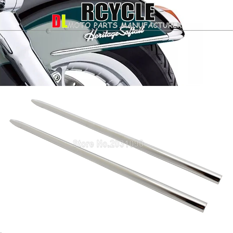 

Front Fender Spear Trim For Harley Touring Electra Glide Softail Heritage Classic FLSTC