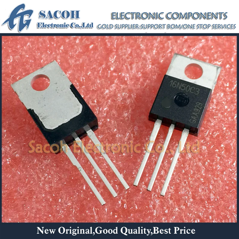 

New Original 10Pcs SPP16N50C3 OR SPA16N50C3 OR SPB16N50C3 OR SPI16N50C3 16N50C3 TO-220 16A 500V N-ch Power MOSFET