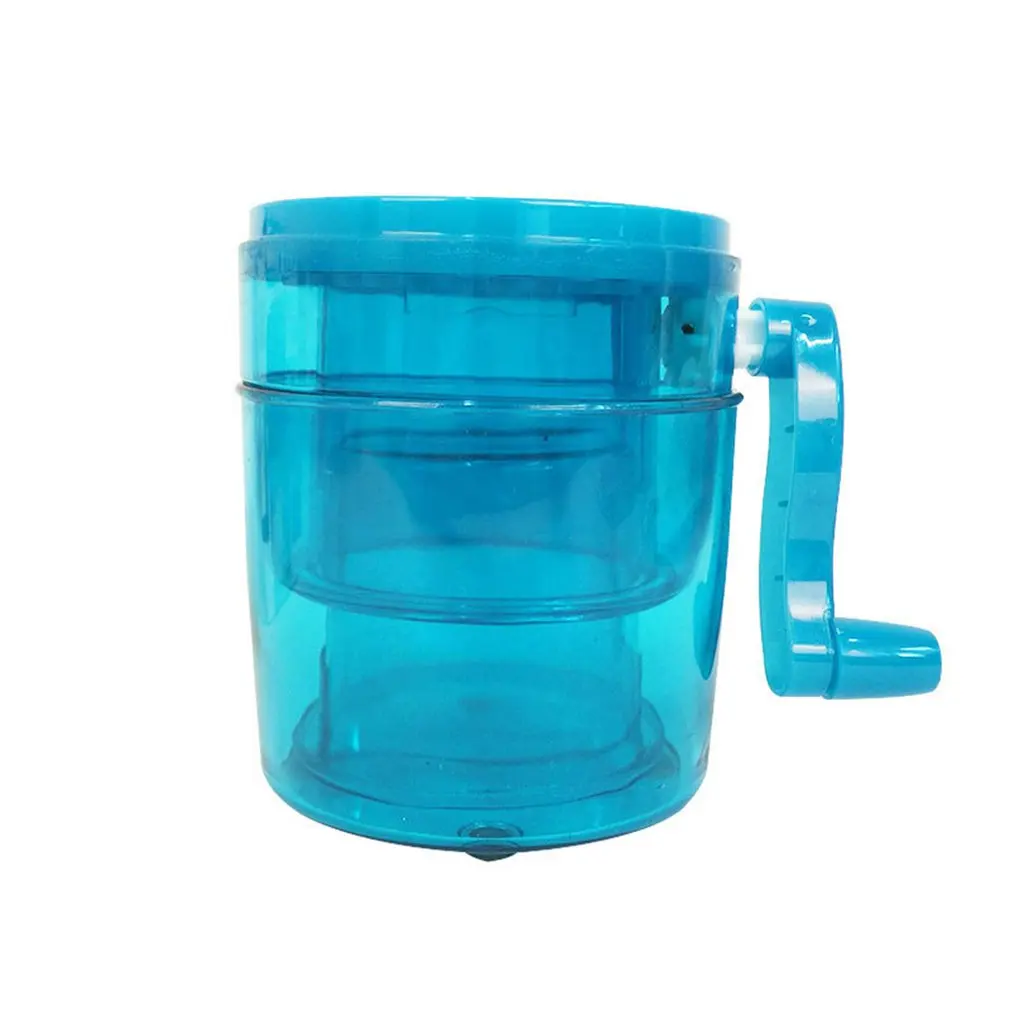 

Portable Stainless Steel Household Manual Mini Ice Crusher Hand Shaved Ice Cream Machine For Shaved Ice Snow Cones Slushies