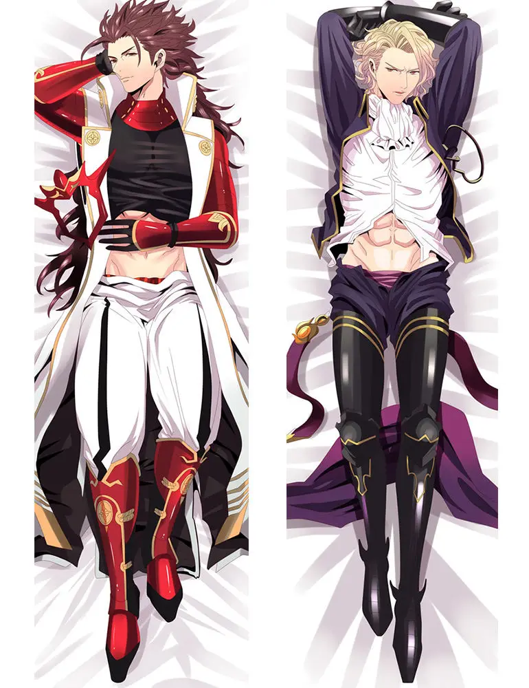 Короткая футболка с героями из японского аниме Fire Emblem судьбы Ryoma обниматься тела