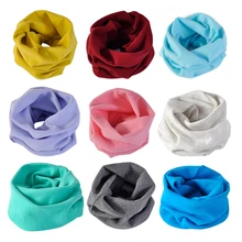 Модные детские, для малышей для мальчиков и девочек зимний теплый шарф O кольцо шеи шарфы