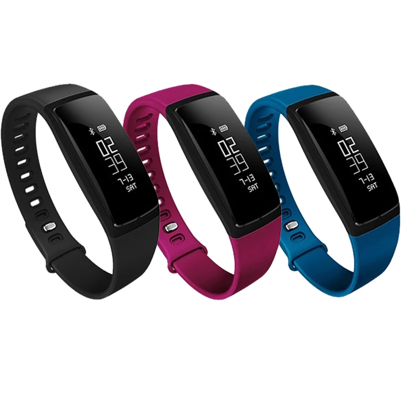 SmartWrist V07 Blood Pressure Pulse Monitor Smartband Fitness