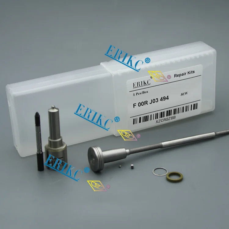 

ERIKC FOORJ03494 nozzle DLLA150P1828 + F00RJ01692 valve overhaul kit car repair tool kit for 0445120163 0445120226 Yuchai YC6G