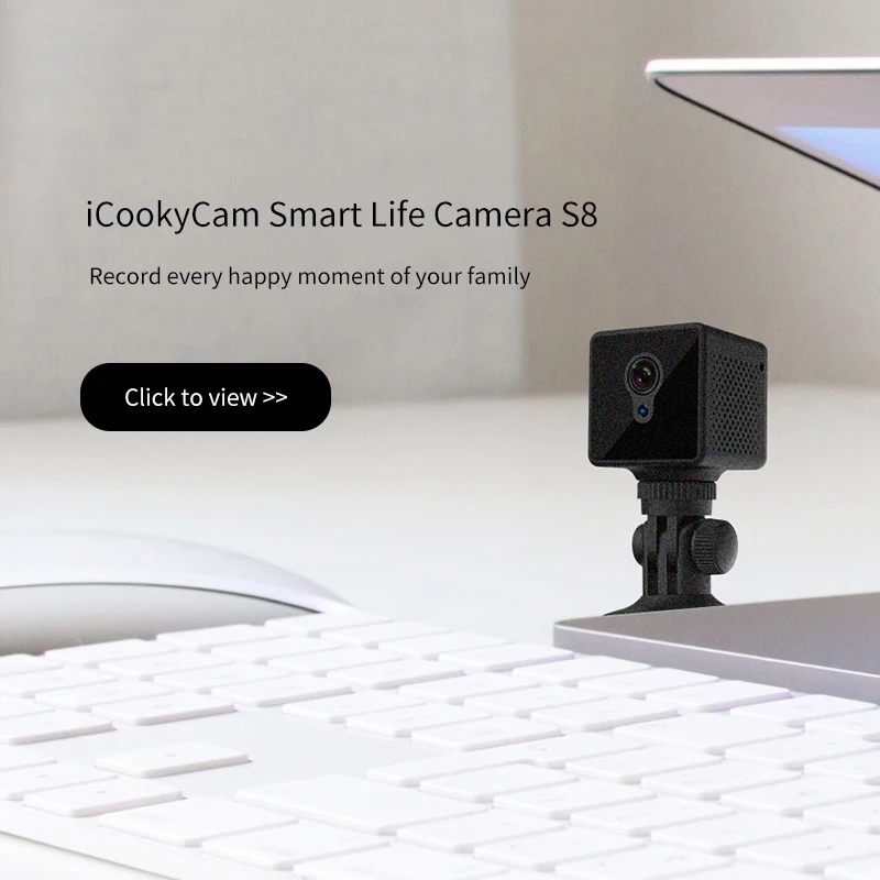  S8 Mini Home Security IP Camera Wi-Fi Wireless Network Camera Surveillance Wifi Night Vision Baby M