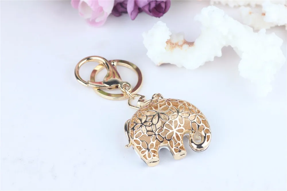 Кристалл Rhinestone подарок брелок для Для женщин сумки Индийский Слон сумка горный хрусталь кольцо для ключей Ключи держатель chaveiro