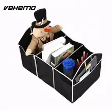 Vehemo автомобиль нетканые Организатор Игрушечные лошадки Еда контейнер для хранения Сумки коробка автомобилей для укладки Средства ухода для автомобиля Авто Салонные аксессуары