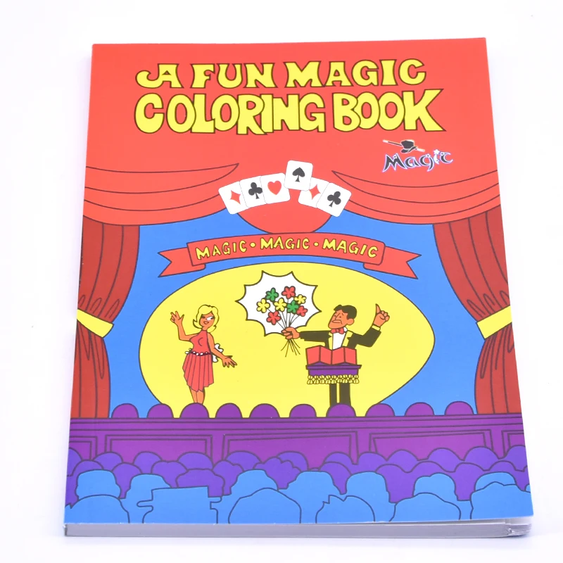  Magic Coloring Book Medium Size/Large Size Magic Tricks Mentalism Close-up Magic Gimmick Illusion Learn Best Toys for Children