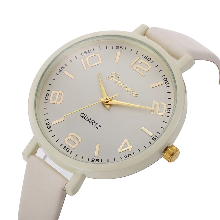 Montres женские часы Geneva часы маленькие из искусственной кожи кварцевые аналоговые женские наручные часы браслет Наручные часы, горячая Распродажа relogio feminino