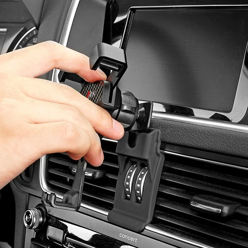 

For Audi Q5 8R 2008 2009 2010 2011 2012 - 2017 Car Air Vent Mount Adjustable Phone Holder Stand Cell Mobile Phone Stable Cradle