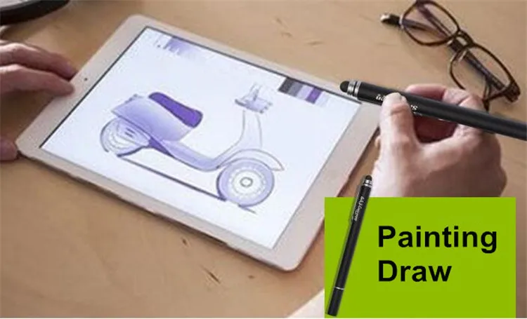 2 шт. 2 в 1 Стилус планшетный стилус емкостный сенсорный экран ручка для рисования и письма сенсорная ручка для iPad для Android смартфон ПК