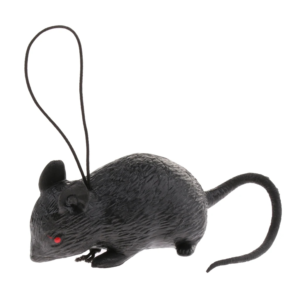 Mini Rubber Mouse Simulation Rat False Lifelike Mouse Model Toy Novelty Gag Toys Theme Party Decoration