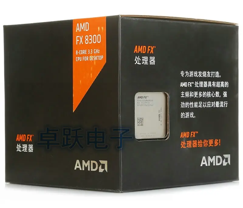 Процессор AMD FX 8300, процессор в штучной упаковке, Восьмиядерный процессор 3,3G/16 M/95 W, настольная розетка AM3+ FX-8300, новинка