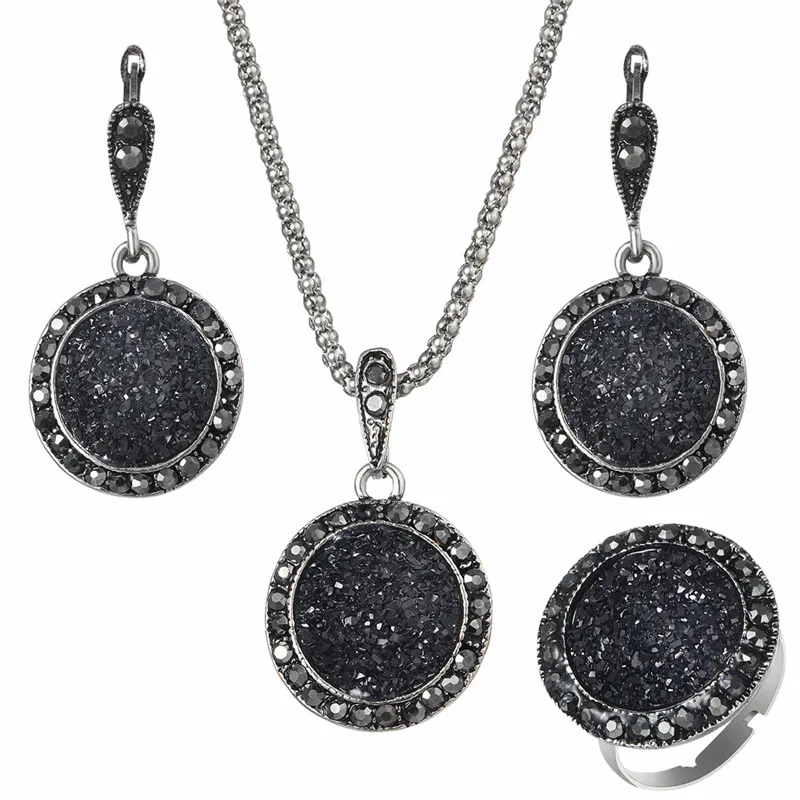 black stone jewelry