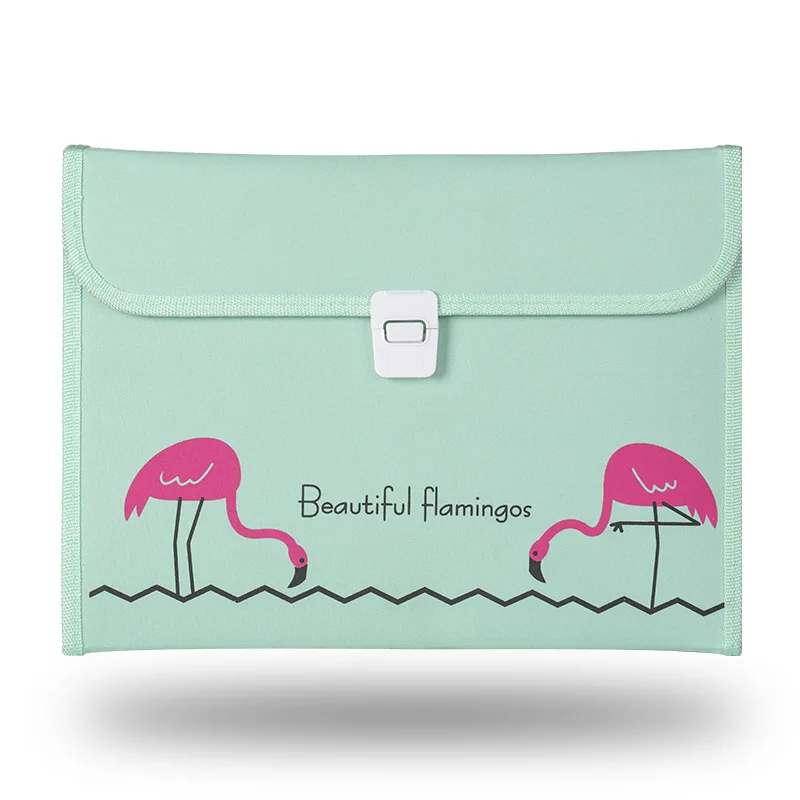 

Creative 13 fabric fabric organ bag Multi-layer student test paper bag