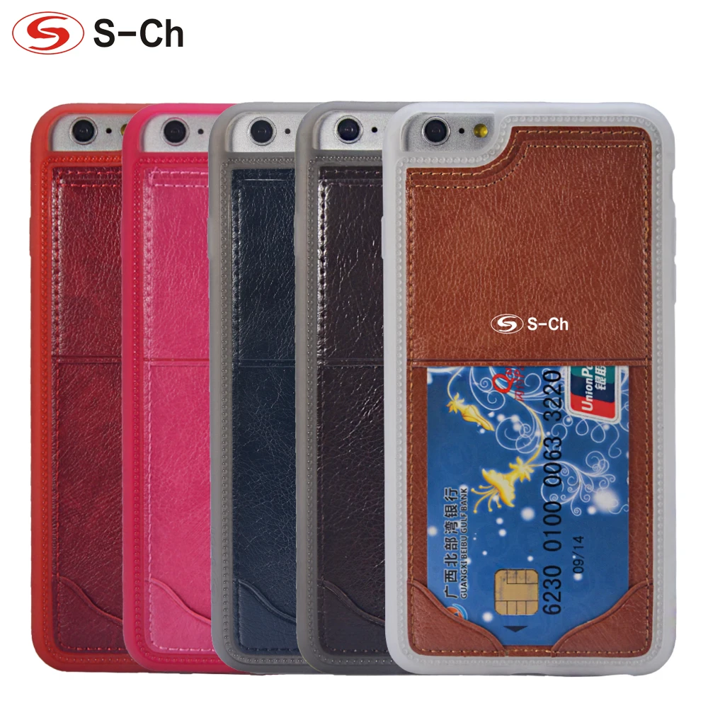 S-CH высококачественные чехлы из искусственной кожи для iPhone 6/6S Plus 6 + Ультратонкий