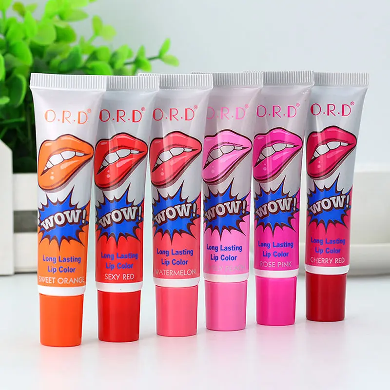 

Romantic Bear Batom Mate Makeup Lipstick Liquid Tint Long Lasting Lip Gloss Tattoo Pack Wow Lips