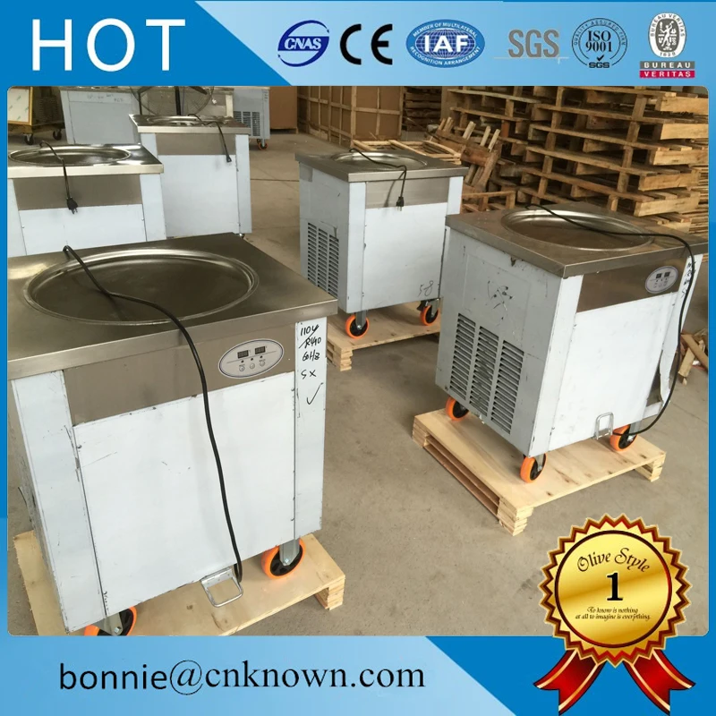 Hot sale R410a refrigerant thailnad fried ice cream roller fry ice