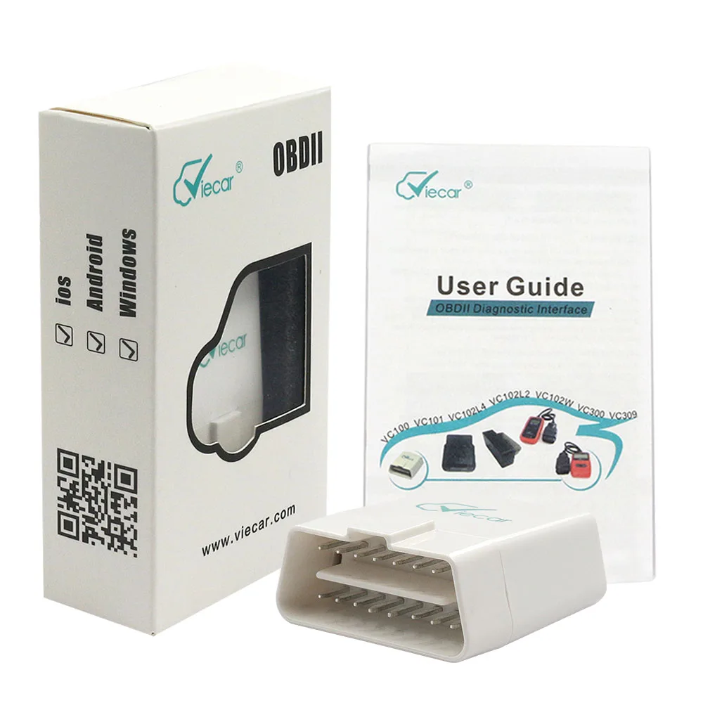 Лучший Viecar Bluetooth 4,0 сканер ELM327 V1.5 OBD OBD2 считыватель кодов Viecar Bluetooth 4 автомобильный диагностический инструмент для iOS Android PC