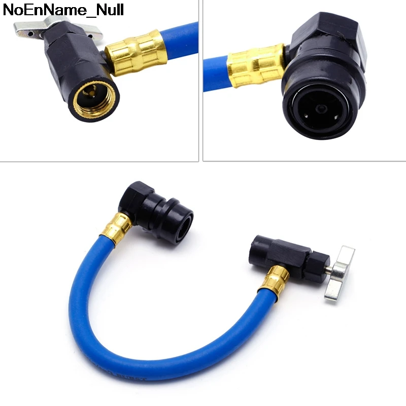 

NoEnName_Null10-1/2'' 600PSI R134A AC Auto Air Conditioning Recharge Hose Refrigerant Can Tap